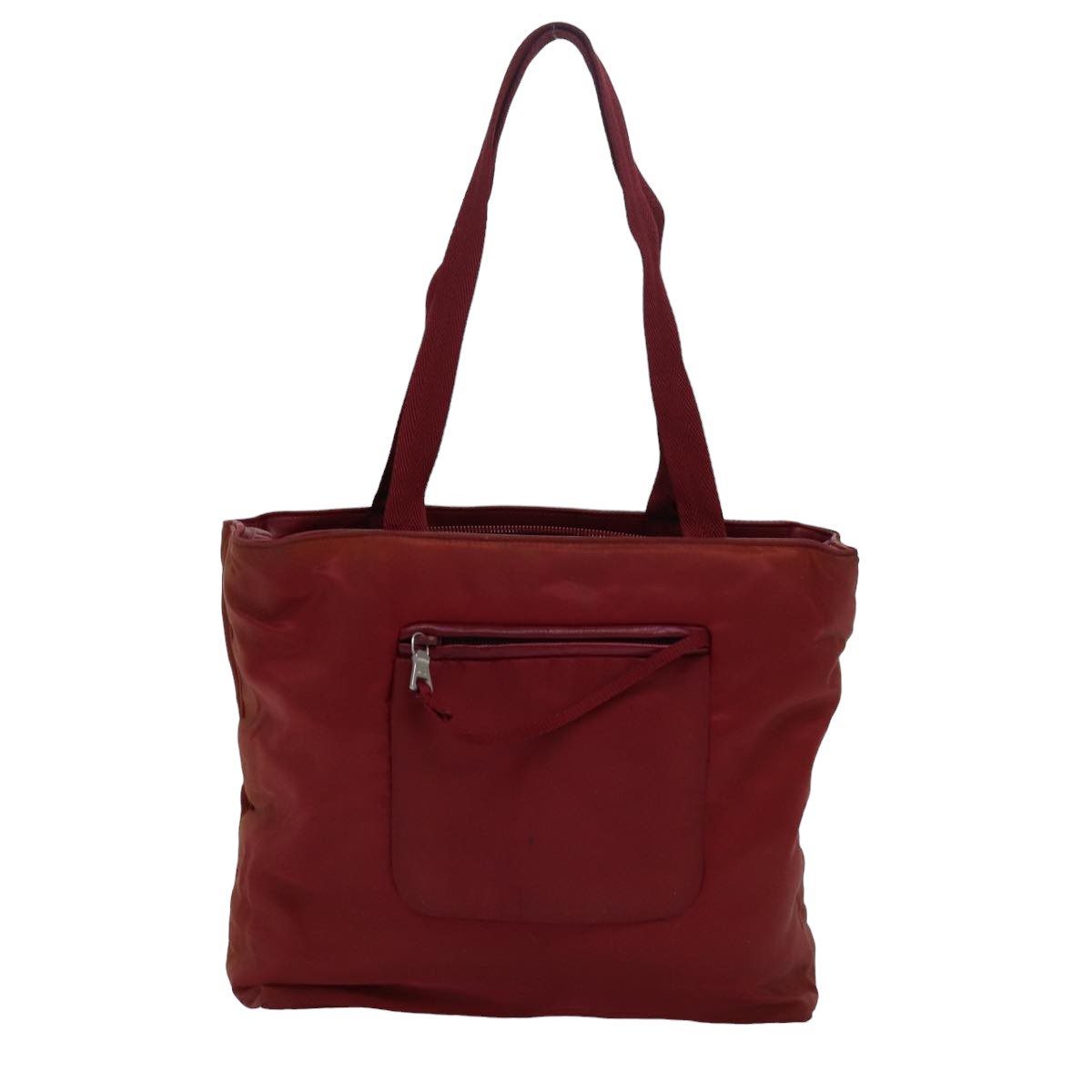 PRADA Shoulder Bag Nylon Red  82570