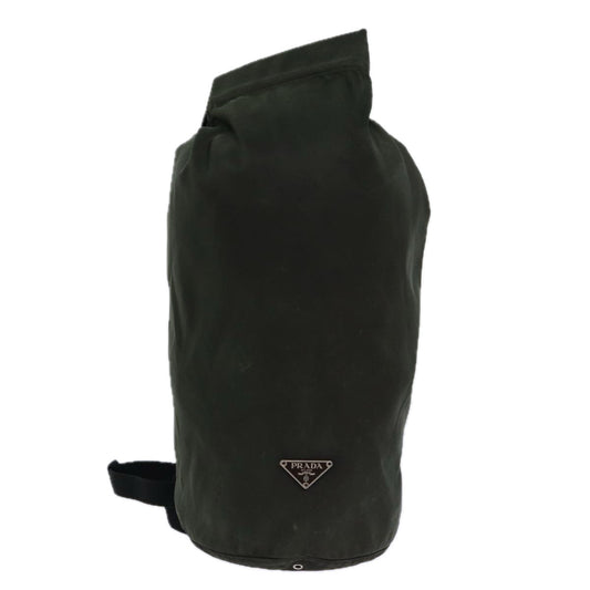 PRADA Shoulder Bag Nylon Khaki  82572