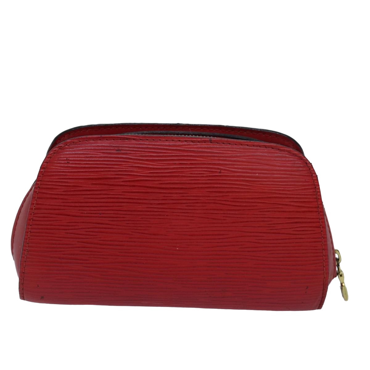 LOUIS VUITTON Epi Dauphine PM Pouch Castilian Red M48447 LV 82593