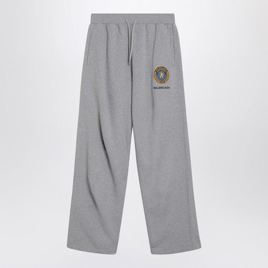Balenciaga Wide Grey Uniform Merch Trousers Men