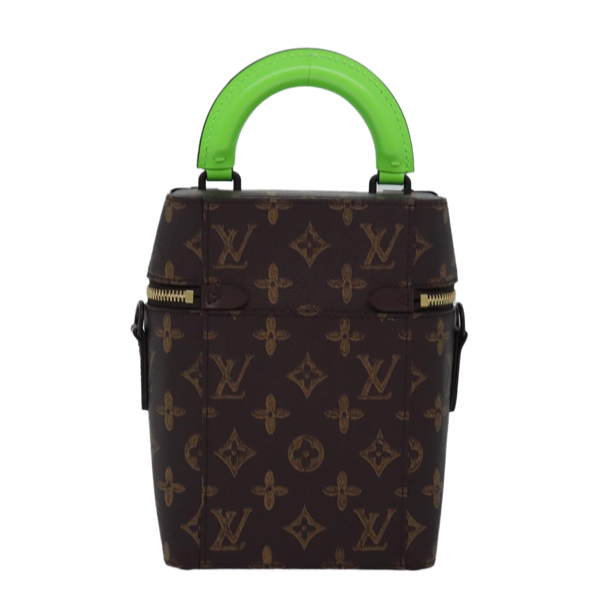 LOUIS VUITTON Monogram Vertical Box Shoulder Bag M59664 LV 82618A