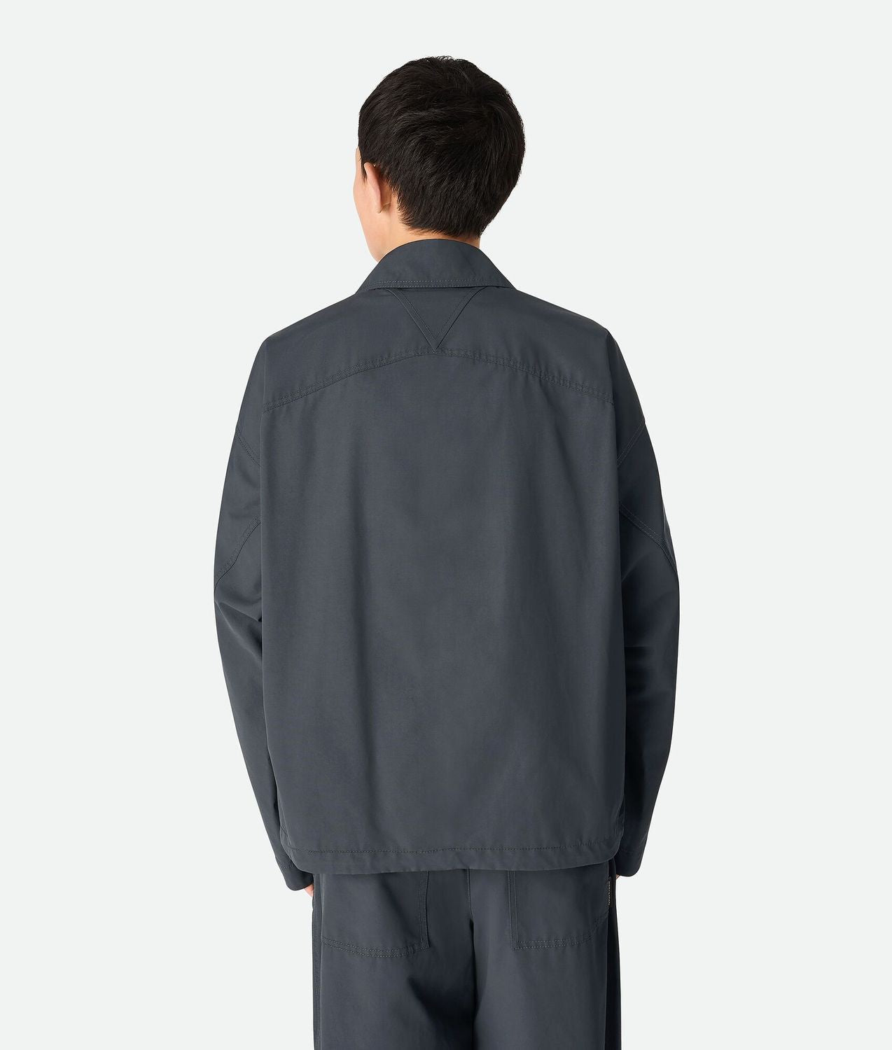 BOTTEGA VENETA Cotton Jacket with Adjustable Drawstring Hem for Men
