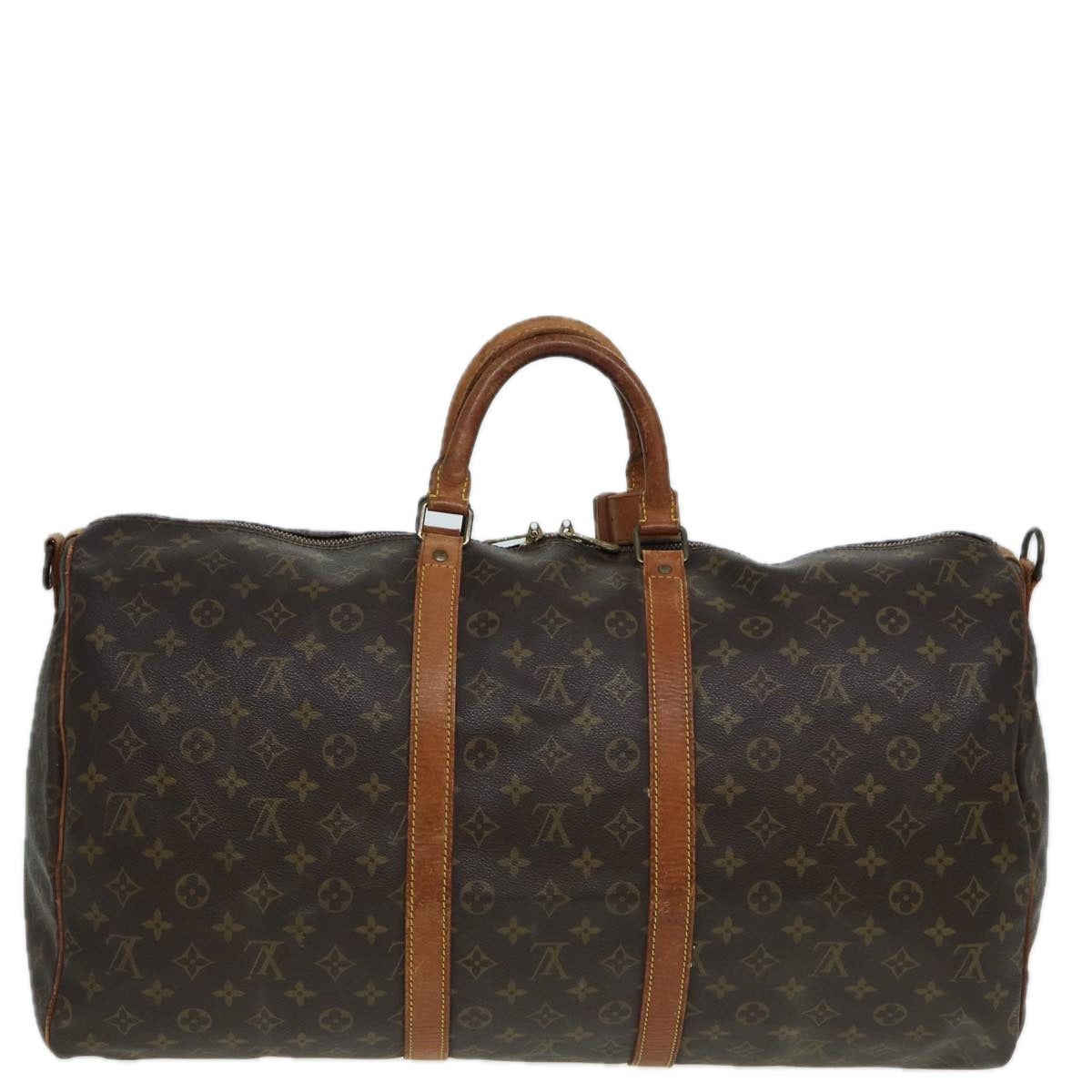 LOUIS VUITTON Monogram Keepall Bandouliere 55 Boston Bag M41414 LV 82643