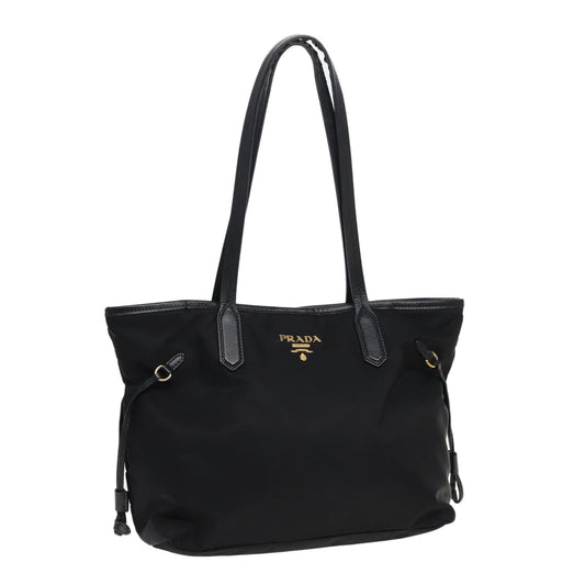 PRADA Tote Bag Nylon Black  82695