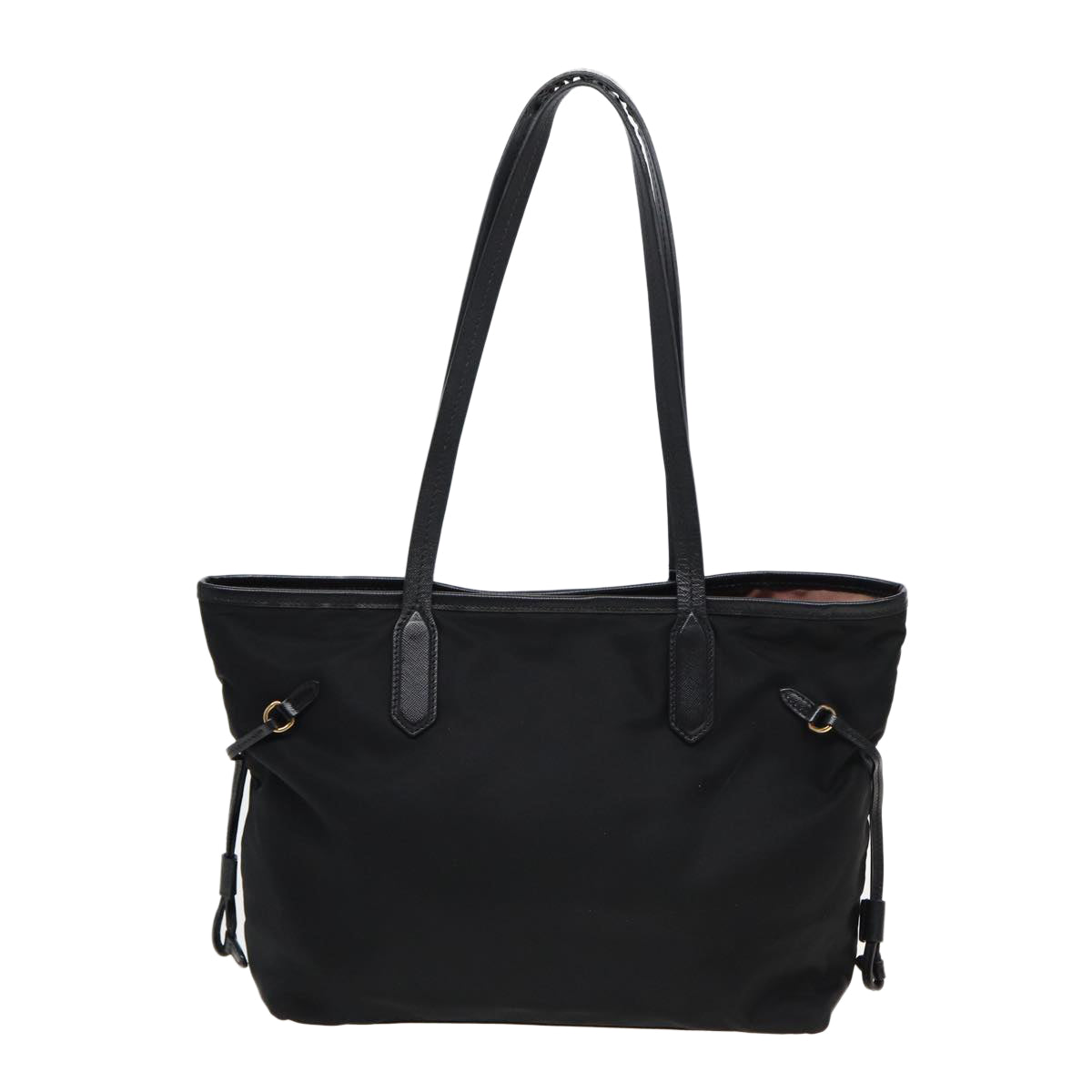 PRADA Tote Bag Nylon Black  82695