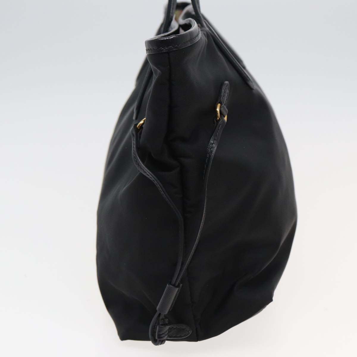 PRADA Tote Bag Nylon Black  82695