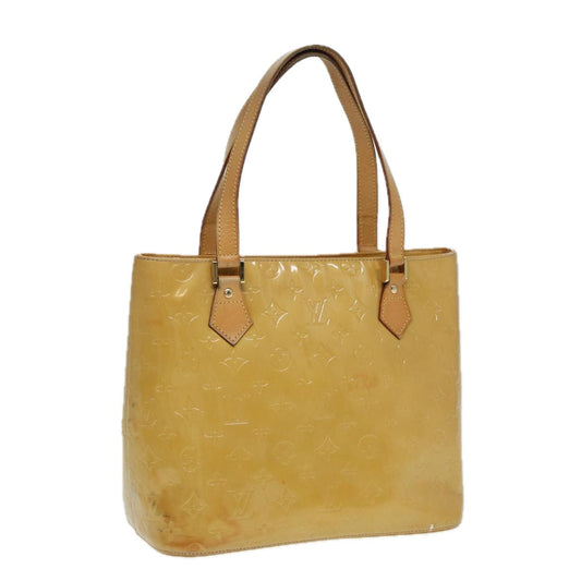 LOUIS VUITTON Monogram Vernis Houston Hand Bag Noisette M91340 LV 82768