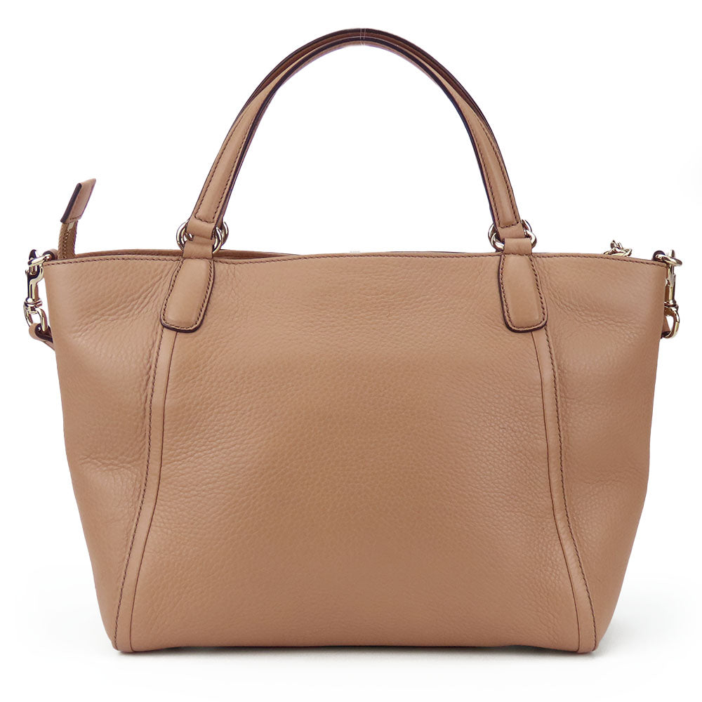 GUCCI Soho Leather Handbag 2WAY Shoulder Bag