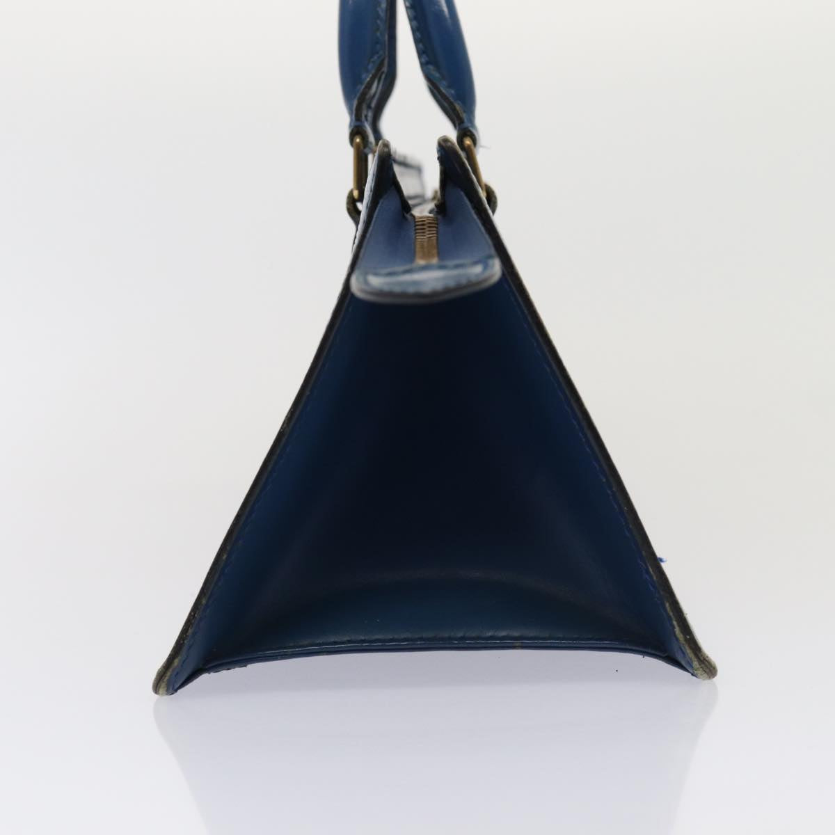 LOUIS VUITTON Epi Sac Triangle Hand Bag Blue M52095 LV 82780