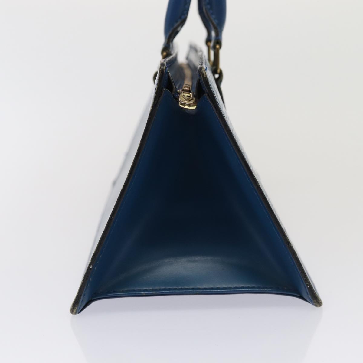 LOUIS VUITTON Epi Sac Triangle Hand Bag Blue M52095 LV 82780