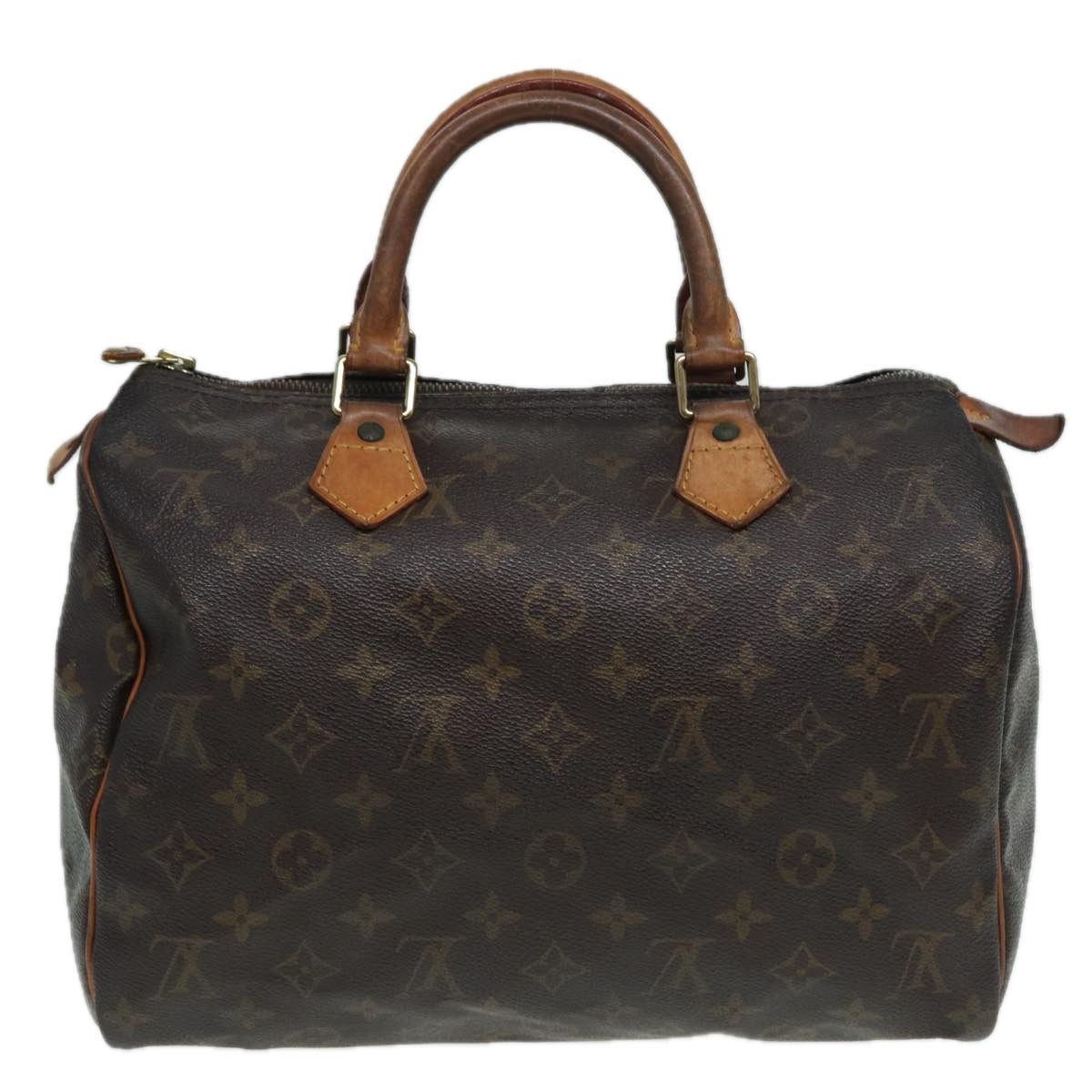 LOUIS VUITTON Monogram Speedy 30 Hand Bag M41526 LV 82787