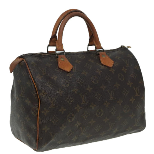 LOUIS VUITTON Monogram Speedy 30 Hand Bag M41526 LV 82788
