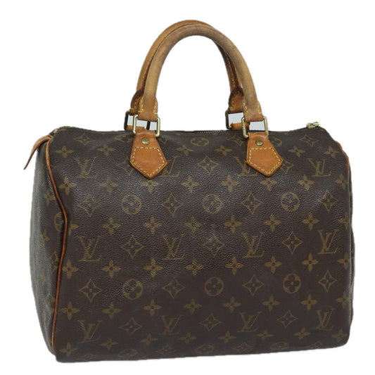 LOUIS VUITTON Monogram Speedy 30 Hand Bag M41526 LV 82789