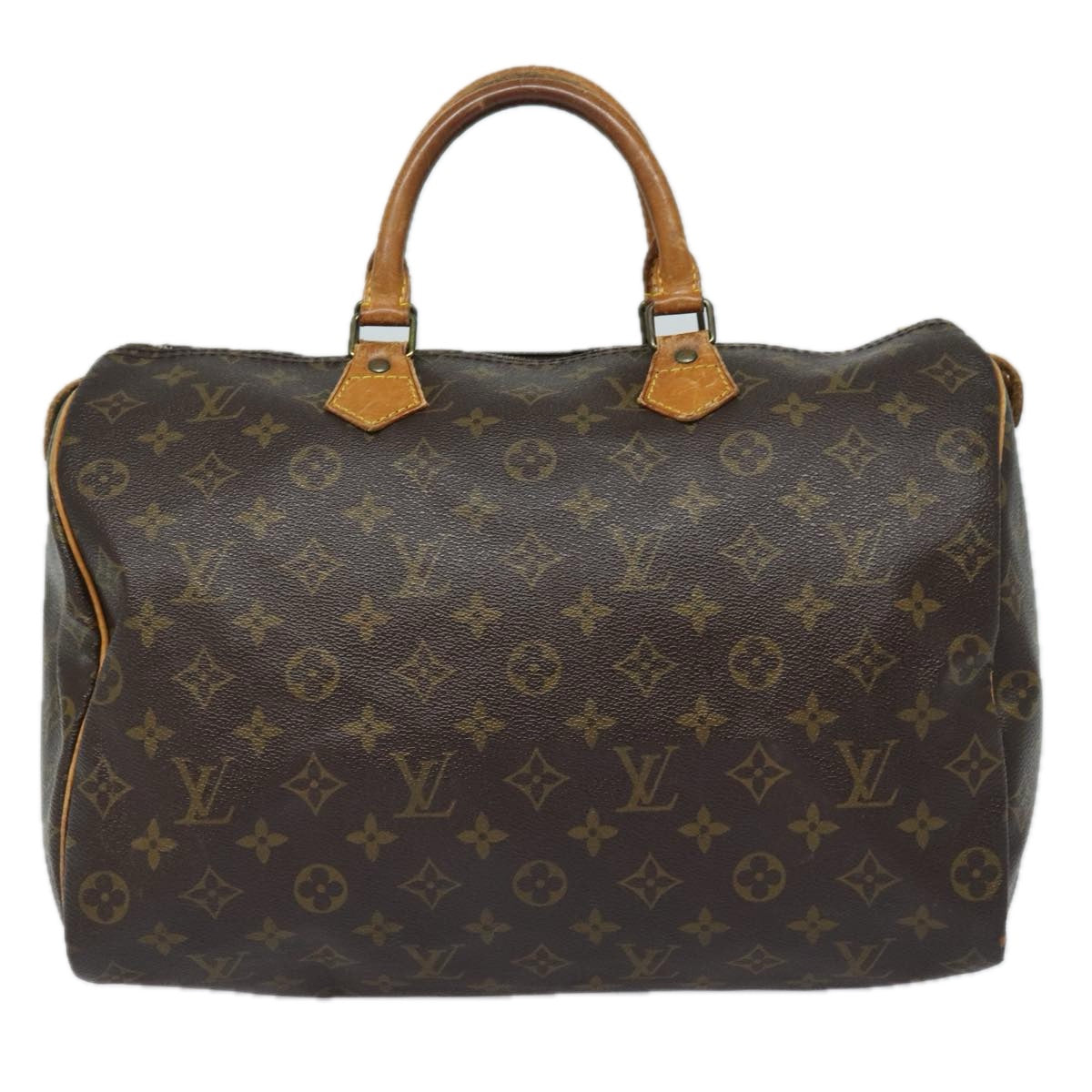LOUIS VUITTON Monogram Speedy 35 Hand Bag M41524 LV 82795