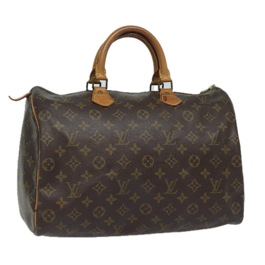 LOUIS VUITTON Monogram Speedy 35 Hand Bag M41524 LV 82797
