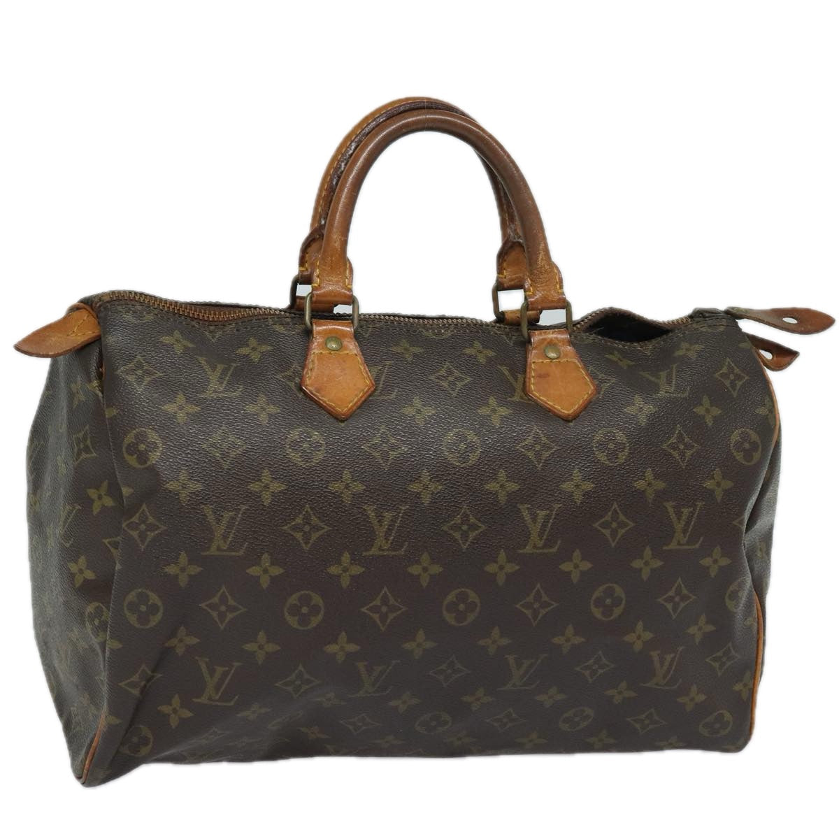 LOUIS VUITTON Monogram Speedy 35 Hand Bag M41524 LV 82799