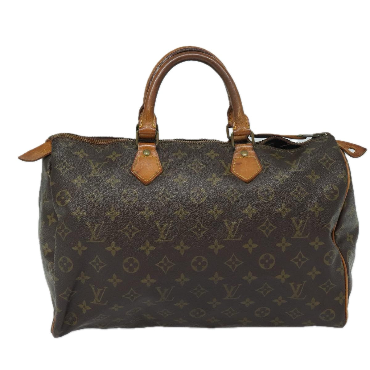 LOUIS VUITTON Monogram Speedy 35 Hand Bag M41524 LV 82799