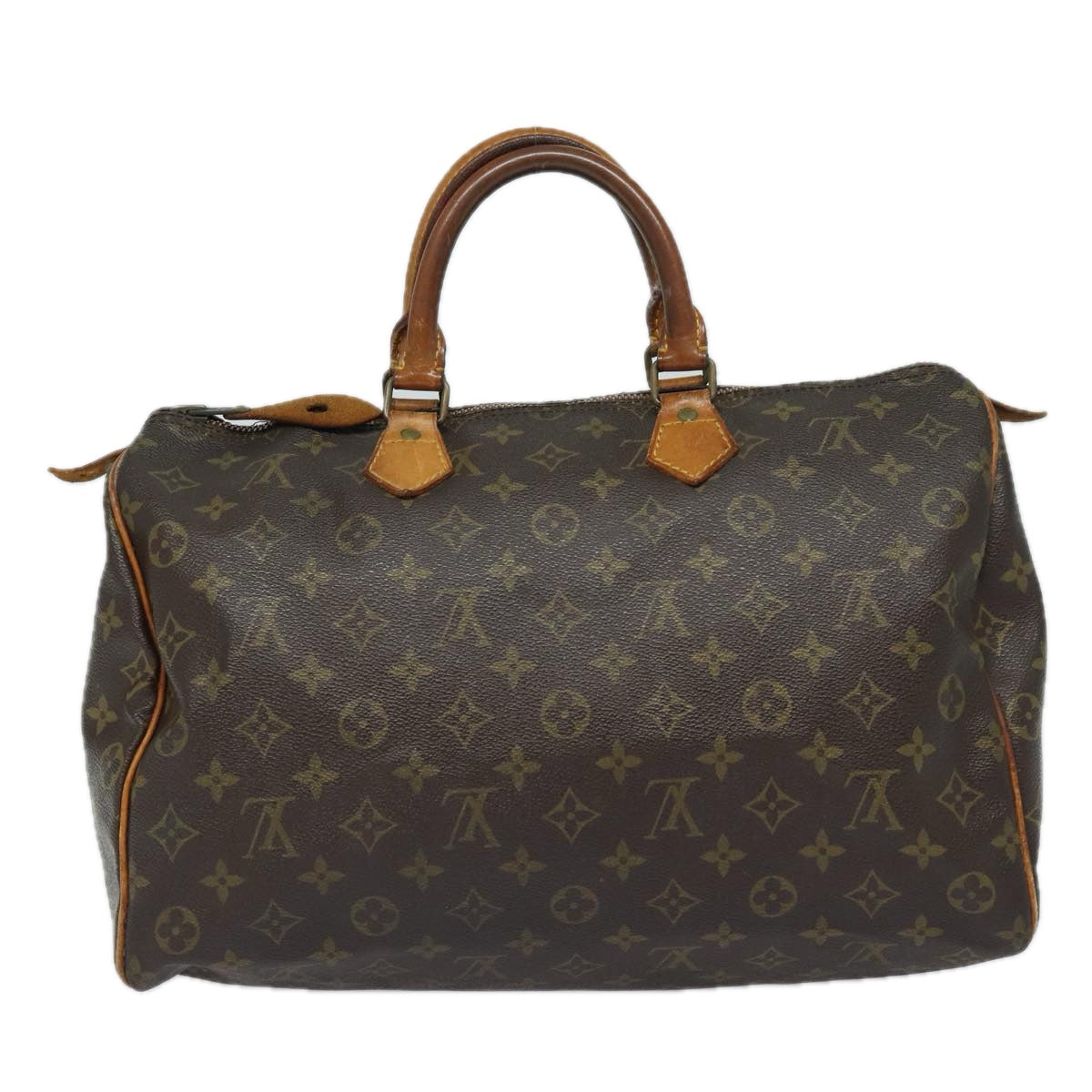 LOUIS VUITTON Monogram Speedy 35 Hand Bag M41524 LV 82799