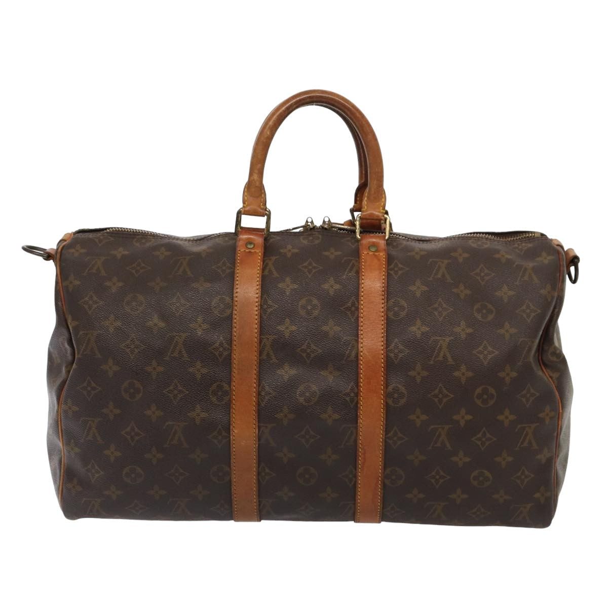 LOUIS VUITTON Monogram Keepall Bandouliere 45 Boston Bag M41418 LV 82812