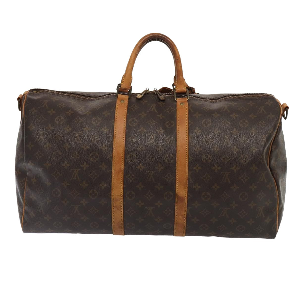 LOUIS VUITTON Monogram Keepall Bandouliere 55 Boston Bag M41414 LV 82815