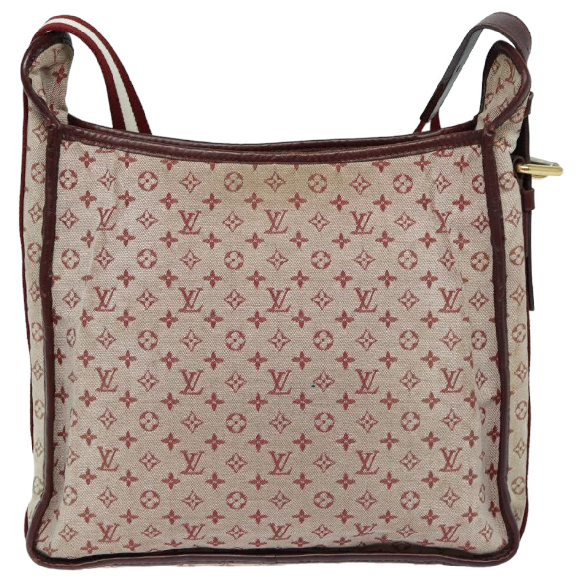 LOUIS VUITTON Monogram Mini Besace Mary Kate Bag Red M92321 LV 82835
