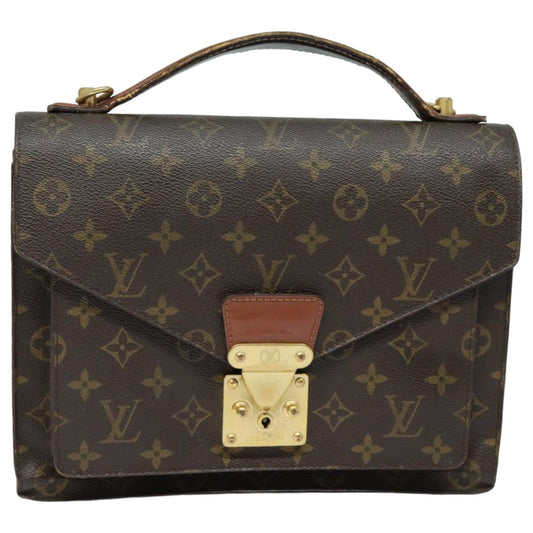 LOUIS VUITTON Monogram Monceau 28 Hand Bag 2way M51185 LV 82844