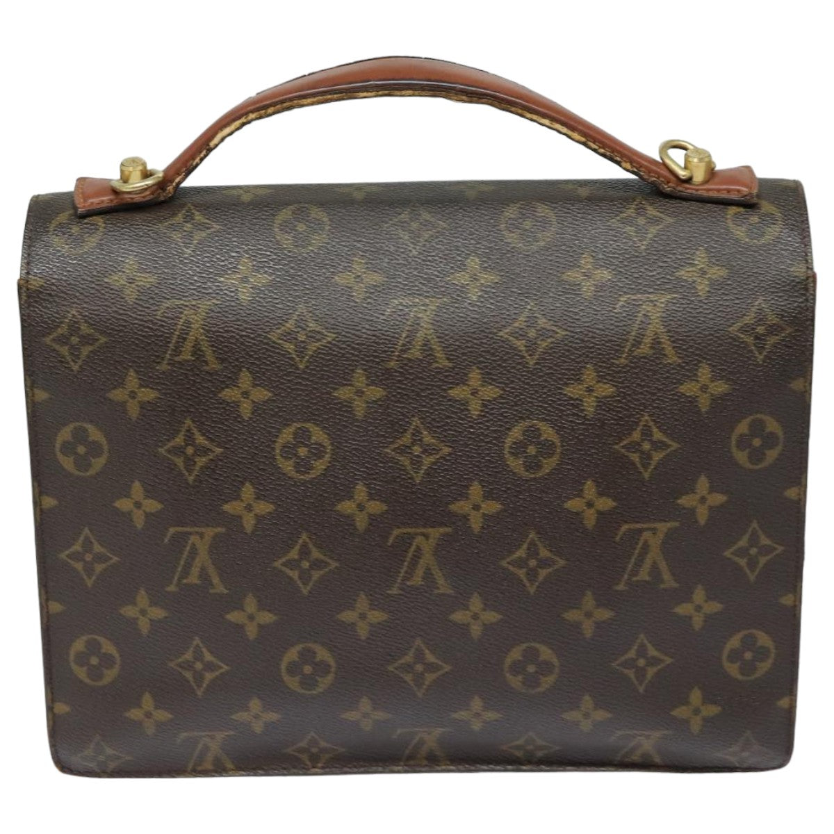 LOUIS VUITTON Monogram Monceau 28 Hand Bag 2way M51185 LV 82844