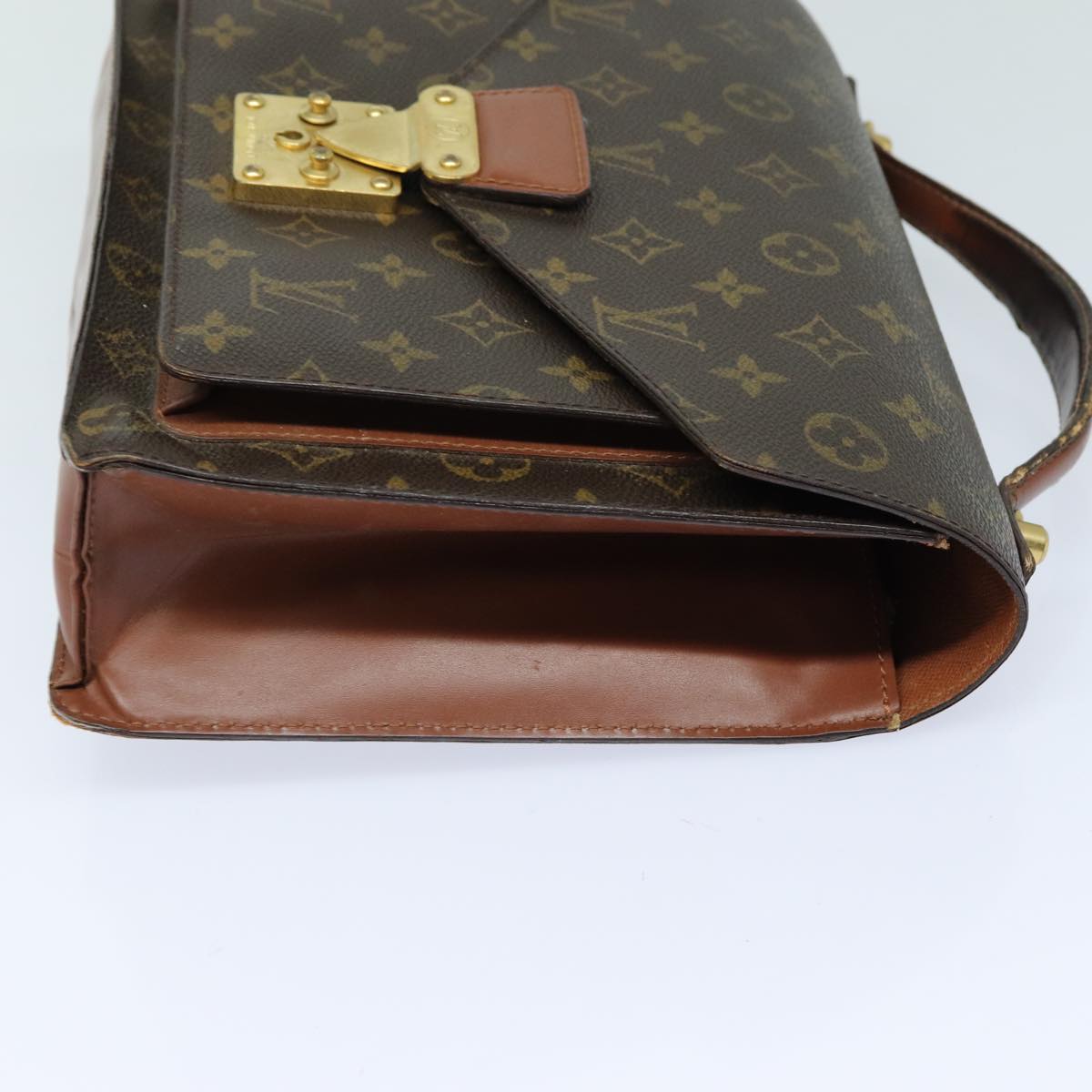 LOUIS VUITTON Monogram Monceau 28 Hand Bag 2way M51185 LV 82844