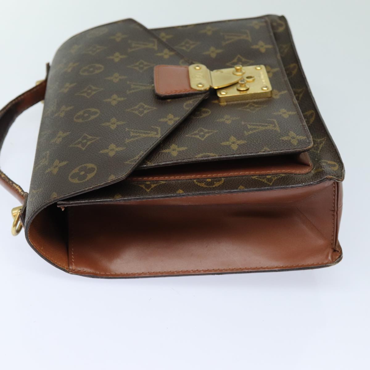 LOUIS VUITTON Monogram Monceau 28 Hand Bag 2way M51185 LV 82844