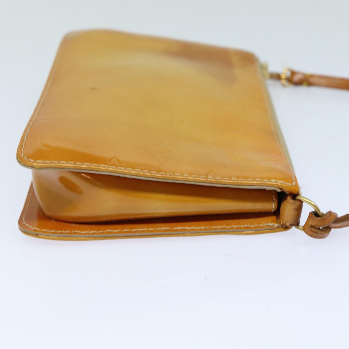LOUIS VUITTON Monogram Vernis Lexington Accessory Pouch Beige M91010 82854
