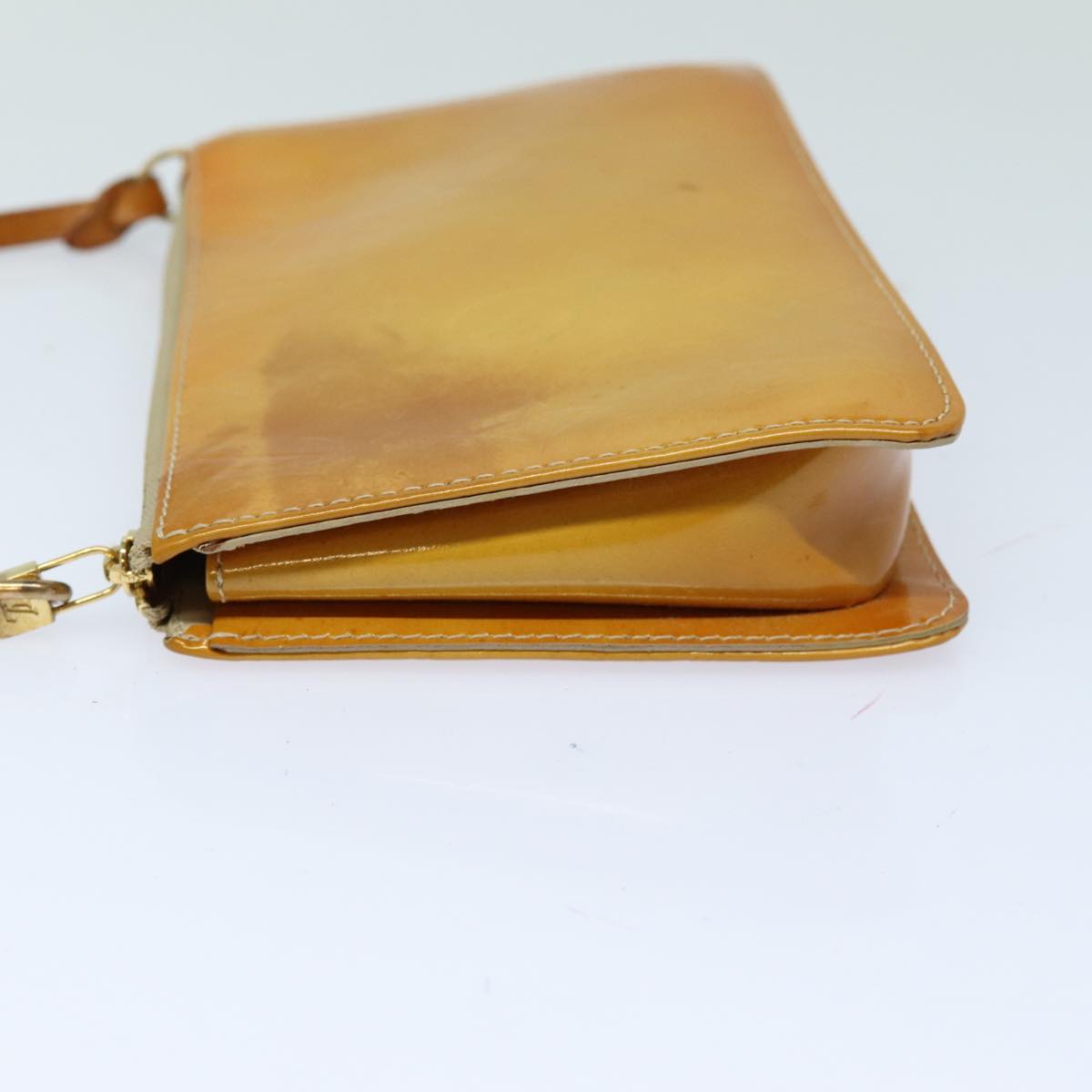 LOUIS VUITTON Monogram Vernis Lexington Accessory Pouch Beige M91010 82854