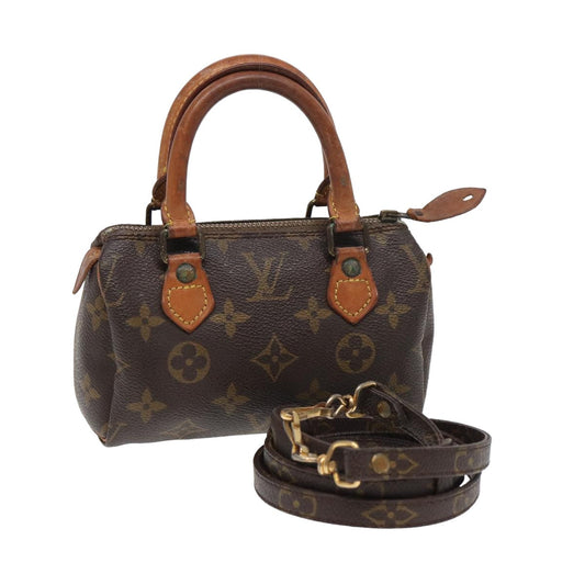 LOUIS VUITTON Monogram Mini Speedy Hand Bag M41534 LV 82859
