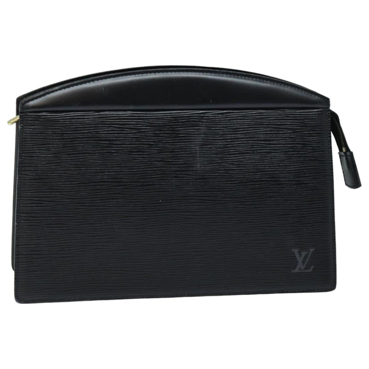 LOUIS VUITTON Epi Trousse Crete Pouch Black M48402 LV 82862
