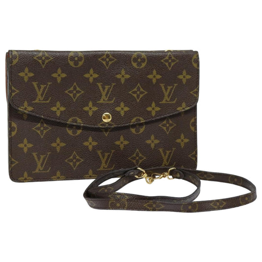 LOUIS VUITTON Monogram Double Rabat Shoulder Bag M51815 LV 82900