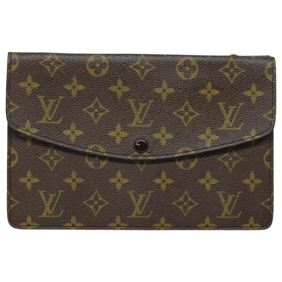 LOUIS VUITTON Monogram Double Rabat Shoulder Bag M51815 LV 82900