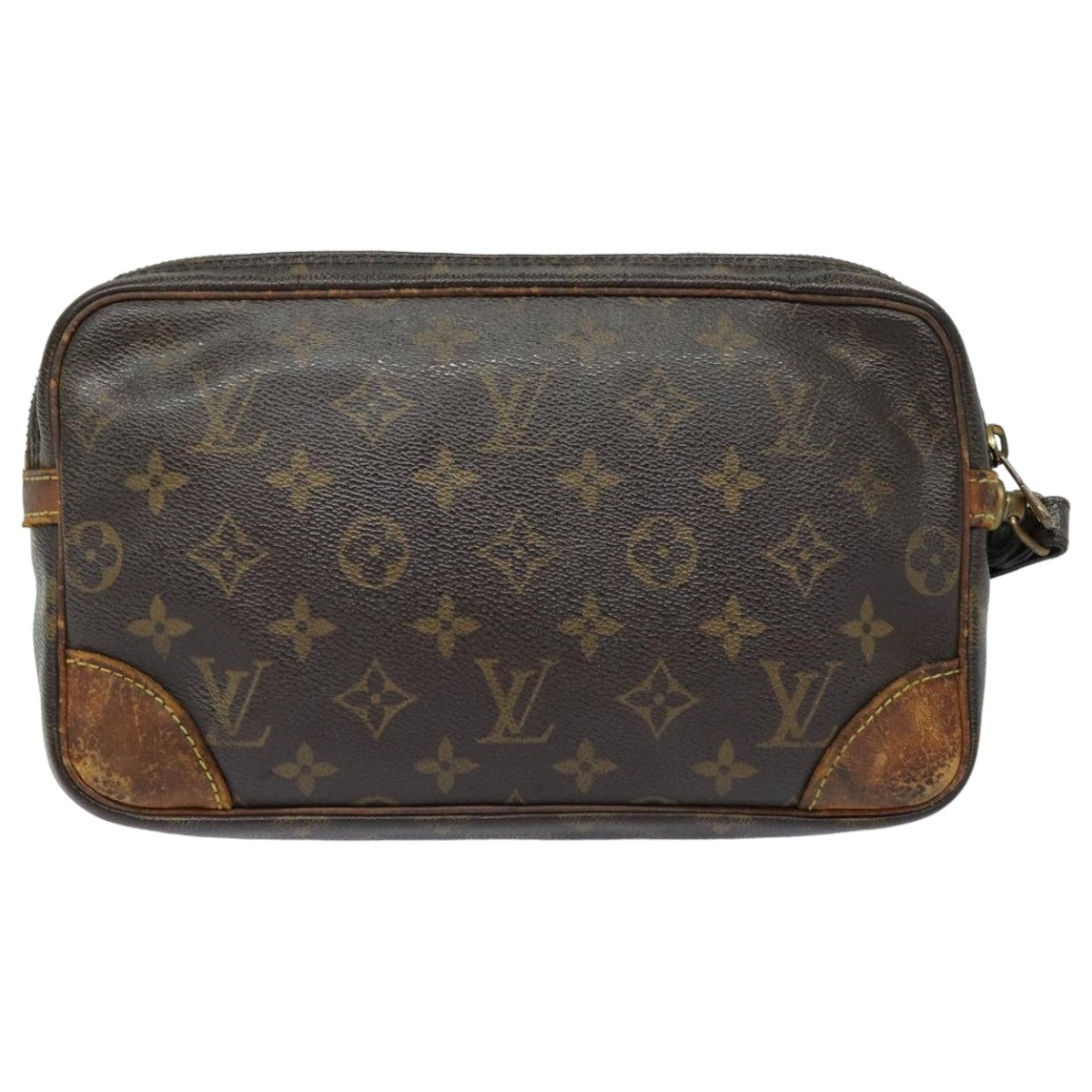 LOUIS VUITTON Monogram Marly Dragonne GM Clutch Bag M51825 LV 82905