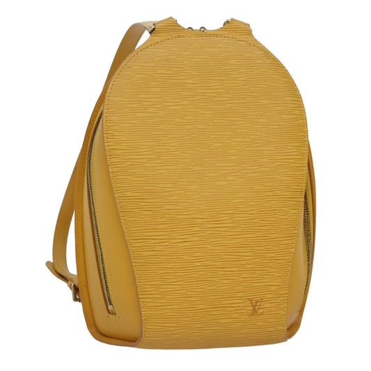 LOUIS VUITTON Epi Mabillon Backpack Yellow M52239 LV 82929