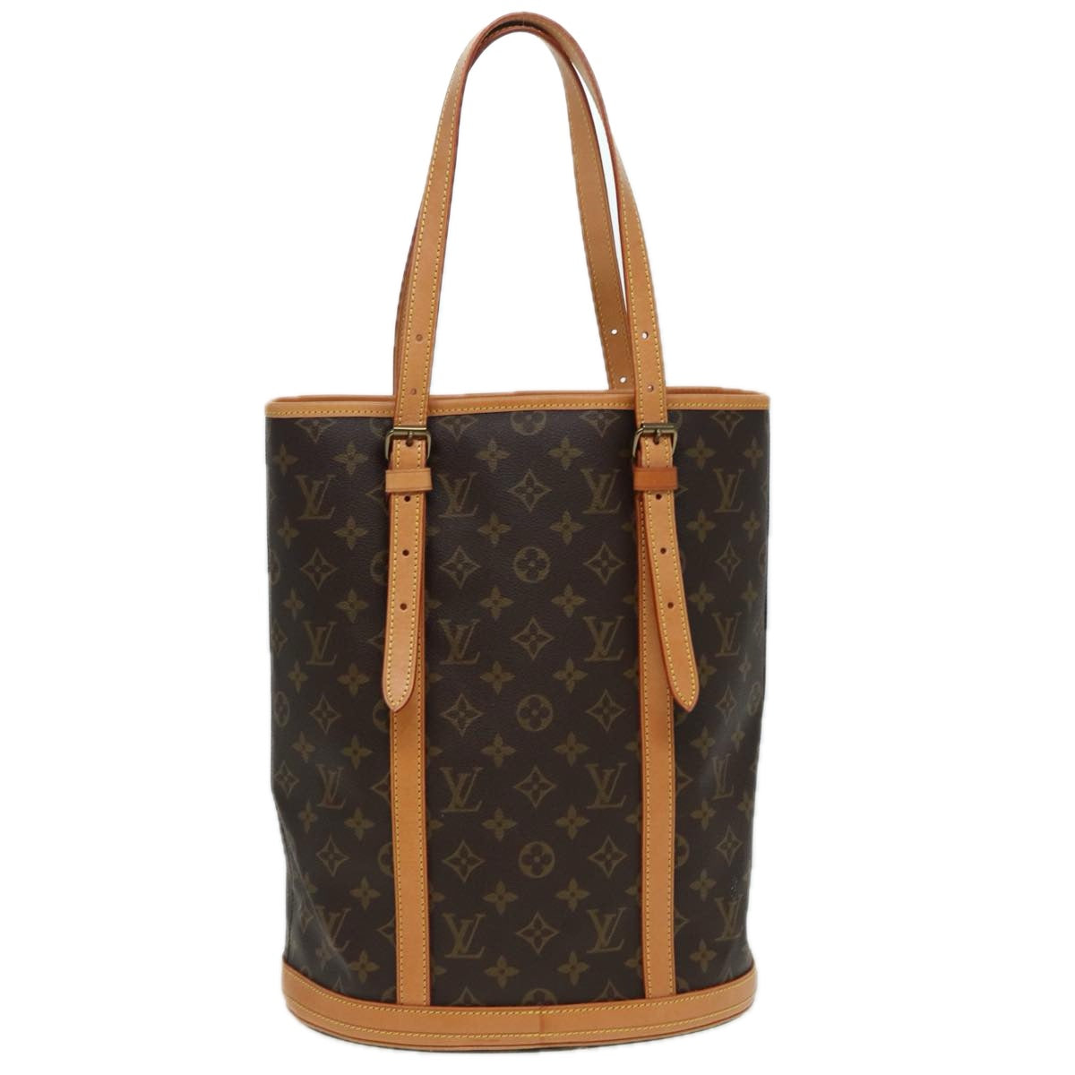 LOUIS VUITTON Monogram Bucket GM Shoulder Bag M42236 LV 82963