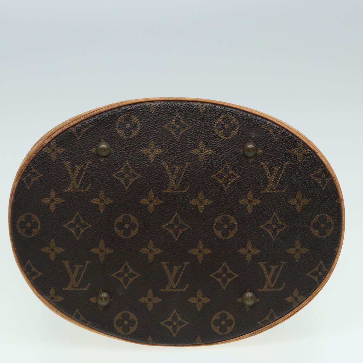 LOUIS VUITTON Monogram Bucket GM Shoulder Bag M42236 LV 82965
