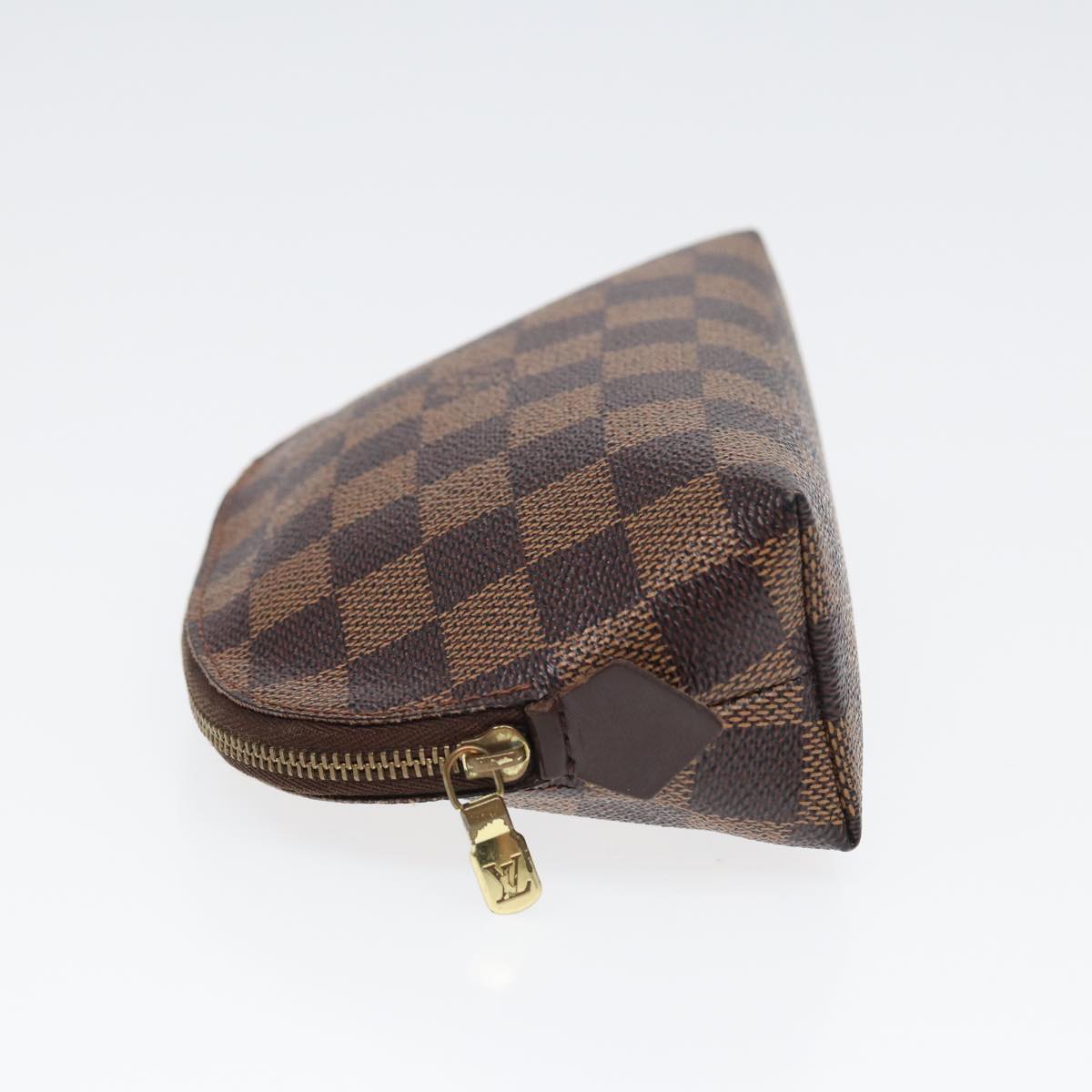 LOUIS VUITTON Damier Ebene Pochette Cosmetic PM Pouch N47516 LV 82976