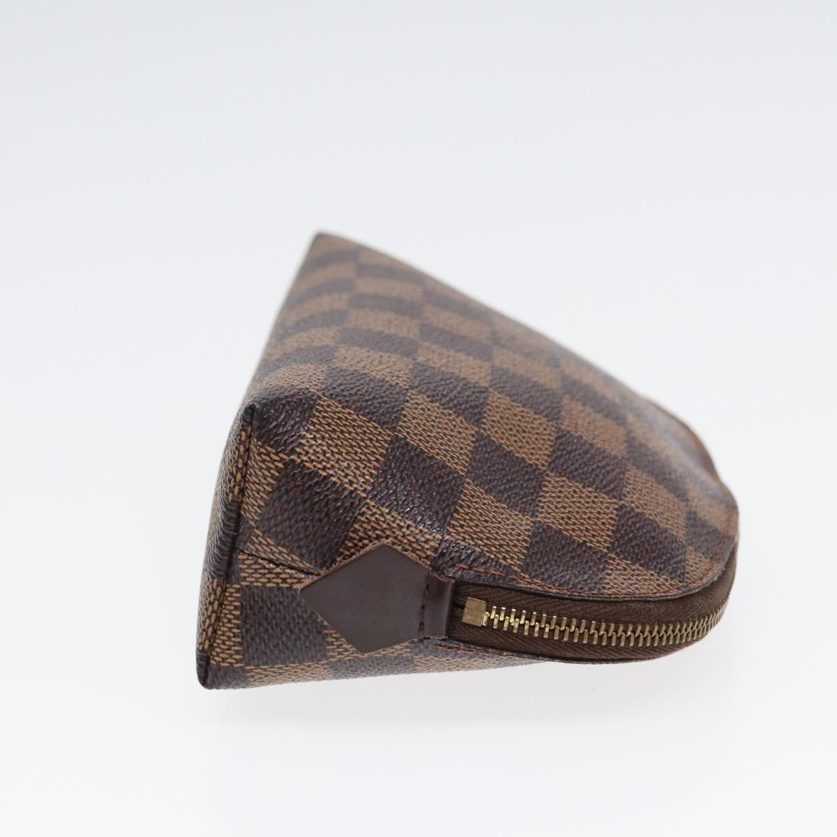 LOUIS VUITTON Damier Ebene Pochette Cosmetic PM Pouch N47516 LV 82976