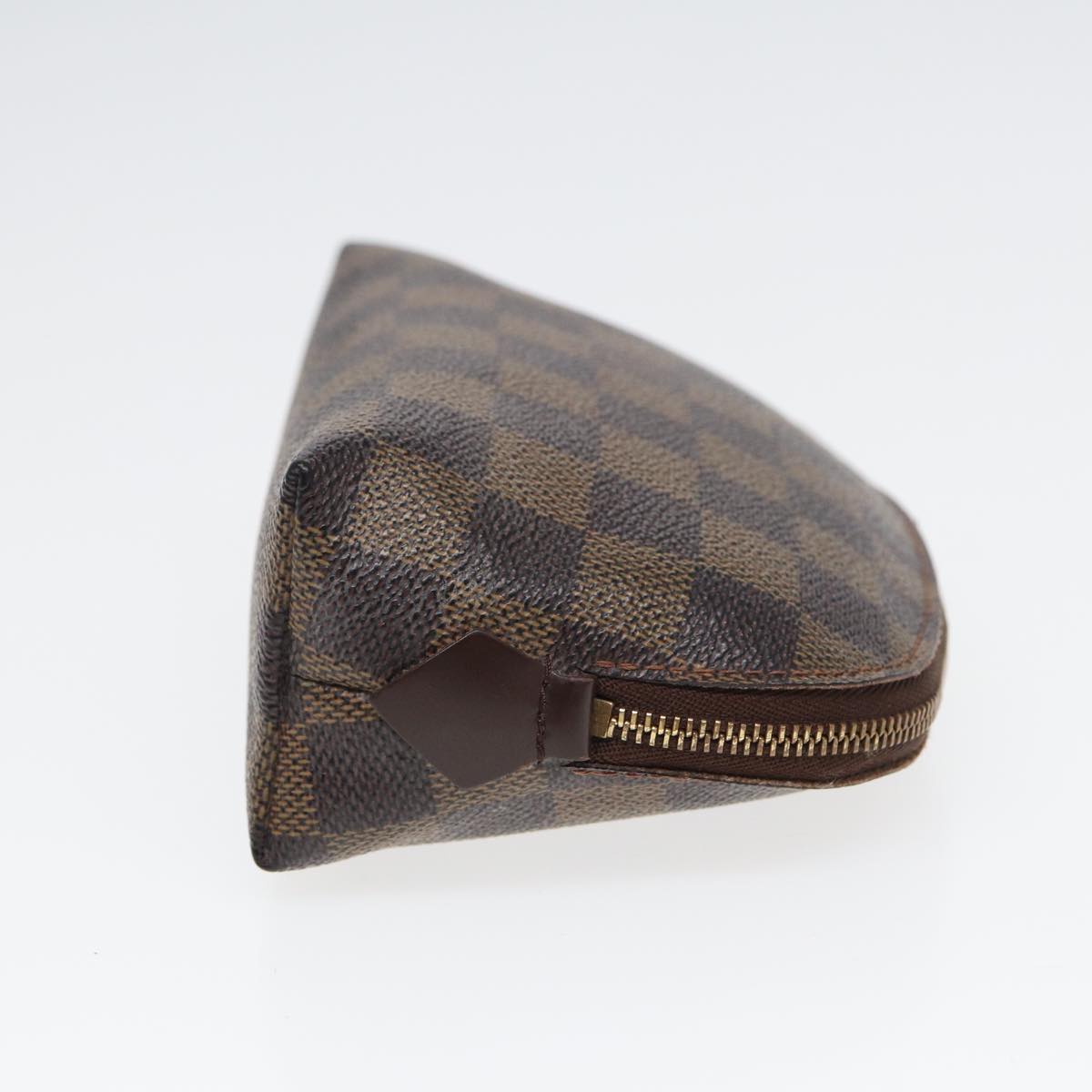 LOUIS VUITTON Damier Ebene Pochette Cosmetic PM Pouch N47516 LV 82977