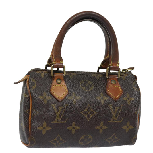 LOUIS VUITTON Monogram Mini Speedy Hand Bag M41534 LV 82983