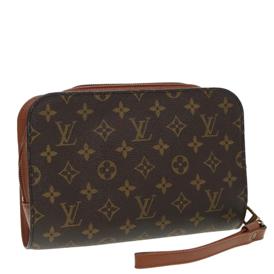 LOUIS VUITTON Monogram Orsay Clutch Bag M51790 LV 82996