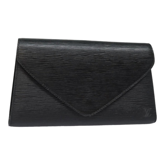 LOUIS VUITTON Epi Art Deco Clutch Bag Black M52632 LV 82997