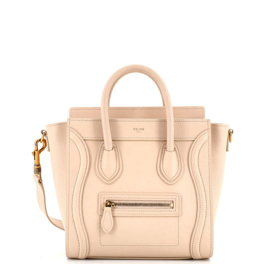 Celine Luggage Bag Smooth Leather Nano