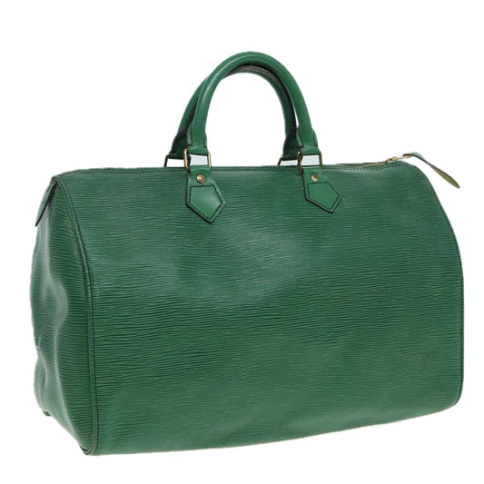 LOUIS VUITTON Epi Speedy 35 Hand Bag Borneo Green M42994 LV 83023