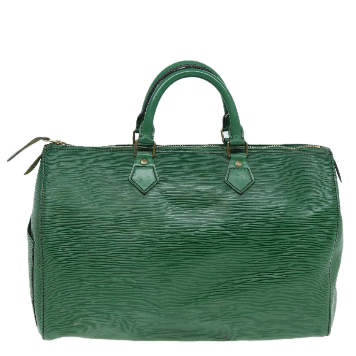 LOUIS VUITTON Epi Speedy 35 Hand Bag Borneo Green M42994 LV 83023