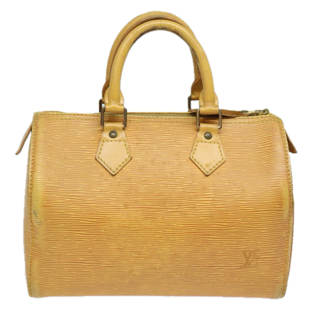 LOUIS VUITTON Epi Speedy 25 Hand Bag Tassili Yellow M43019 LV 83026