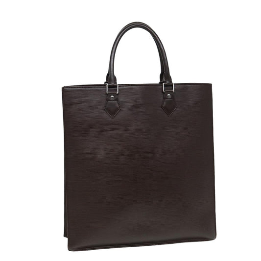 LOUIS VUITTON Epi Sac Plat Hand Bag Mocha Brown M5908D LV 83038